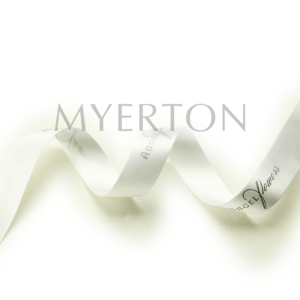 printed satin ribbon myerton packaging
