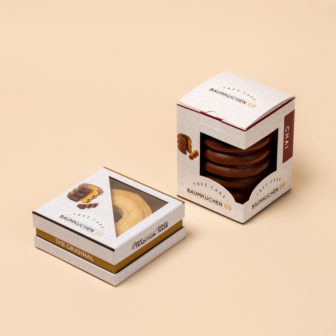 Printed cake boxes with windows