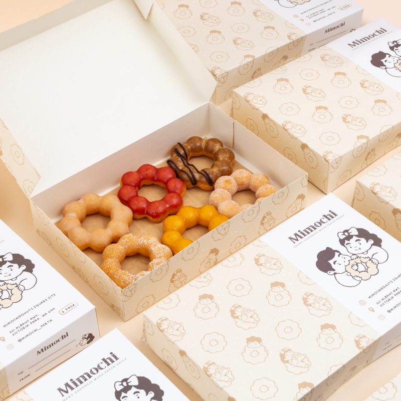 Custom Printed Patisserie Boxes (foldable box)